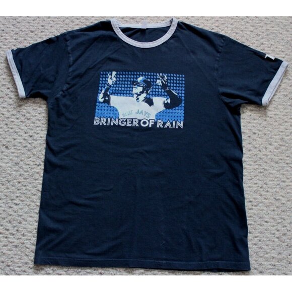 Toronto Blue Jays Adult Large Ringer Josh Donaldson Bringer Of Rain Giveaway - Picture 1 of 4